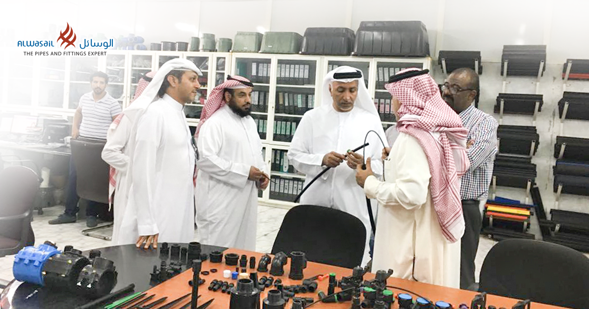 UAE businessman, Mohammed Rashid Al Otaiba visited Alwasail